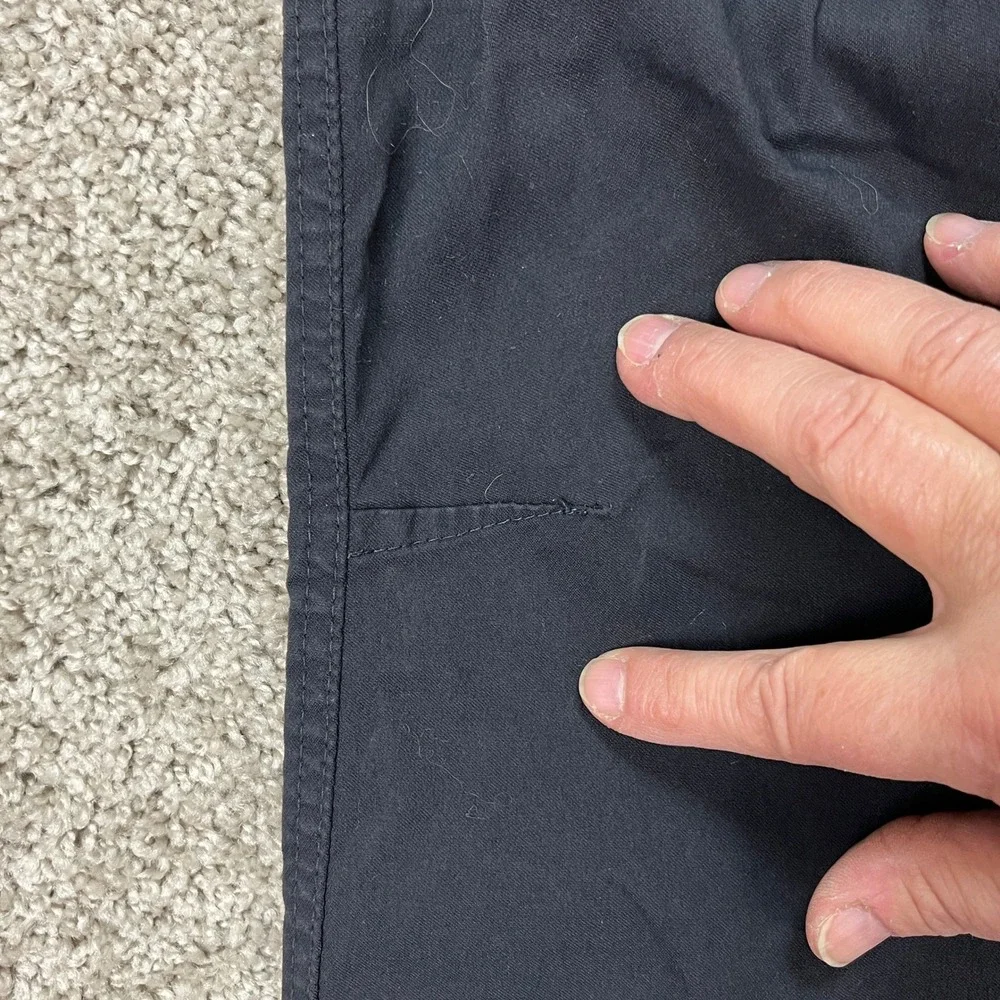 Wrangler ATG‎ Pants Mens 40x30 Black Cargo Elastic Waist Gusset in Knees Stretch